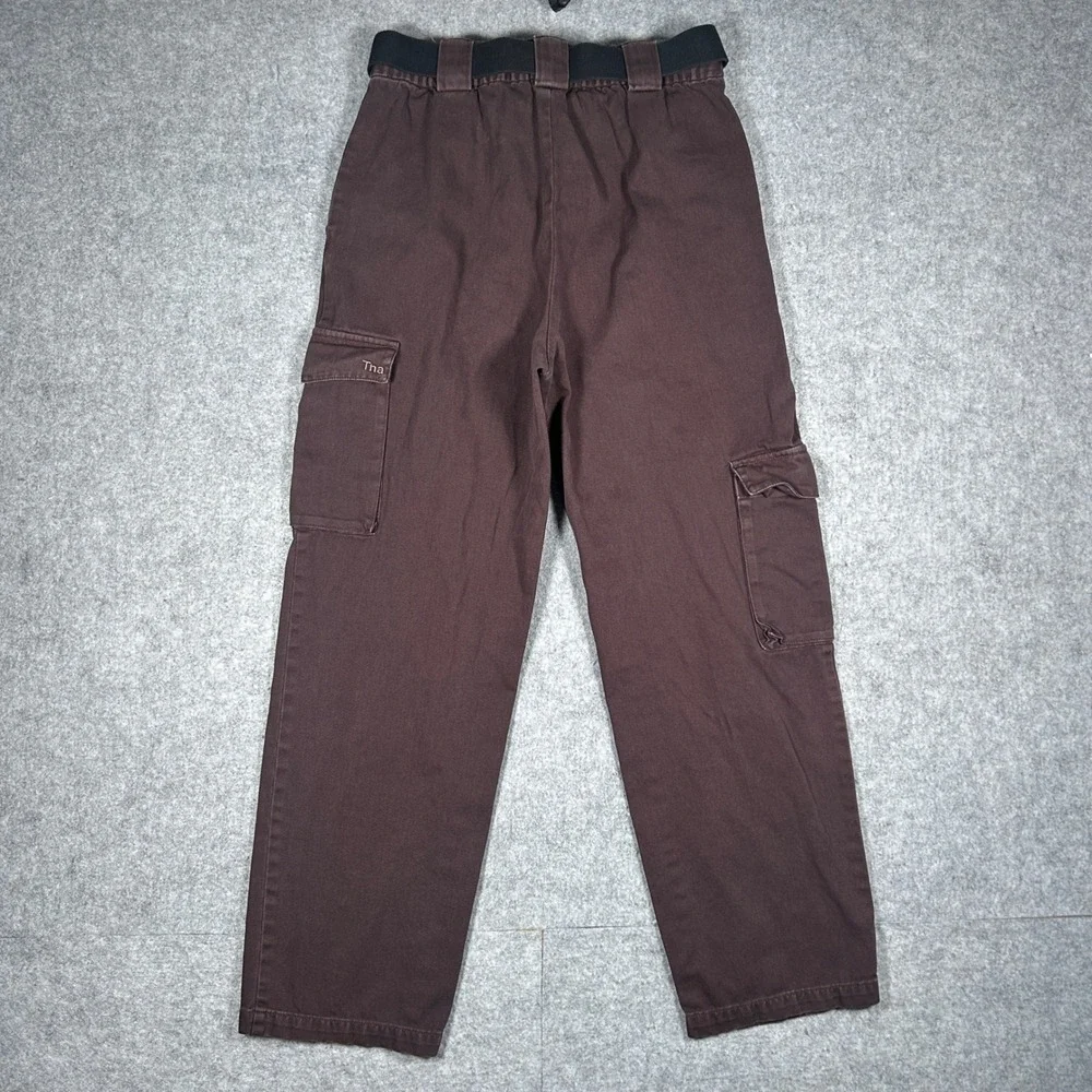 TNA Cargo Pants Women Medium Brown Supply Cargo Gorpcore Utility Streetwear - Picture 14 of 16
